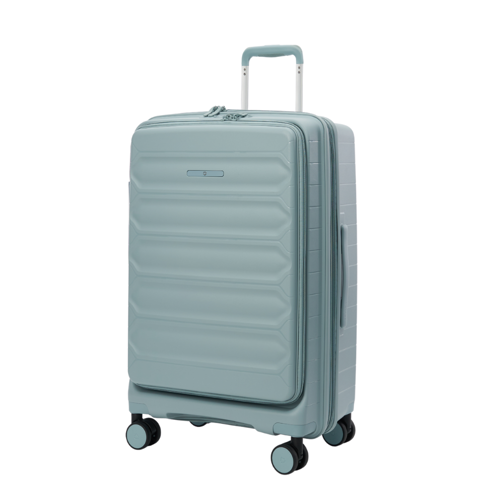 מזוודה בינונית קשיחה ״25 בלתי שבירה עם פתיחה כפולה דגם Tenby Monti מבית היוקרה האנגלי VERAGE