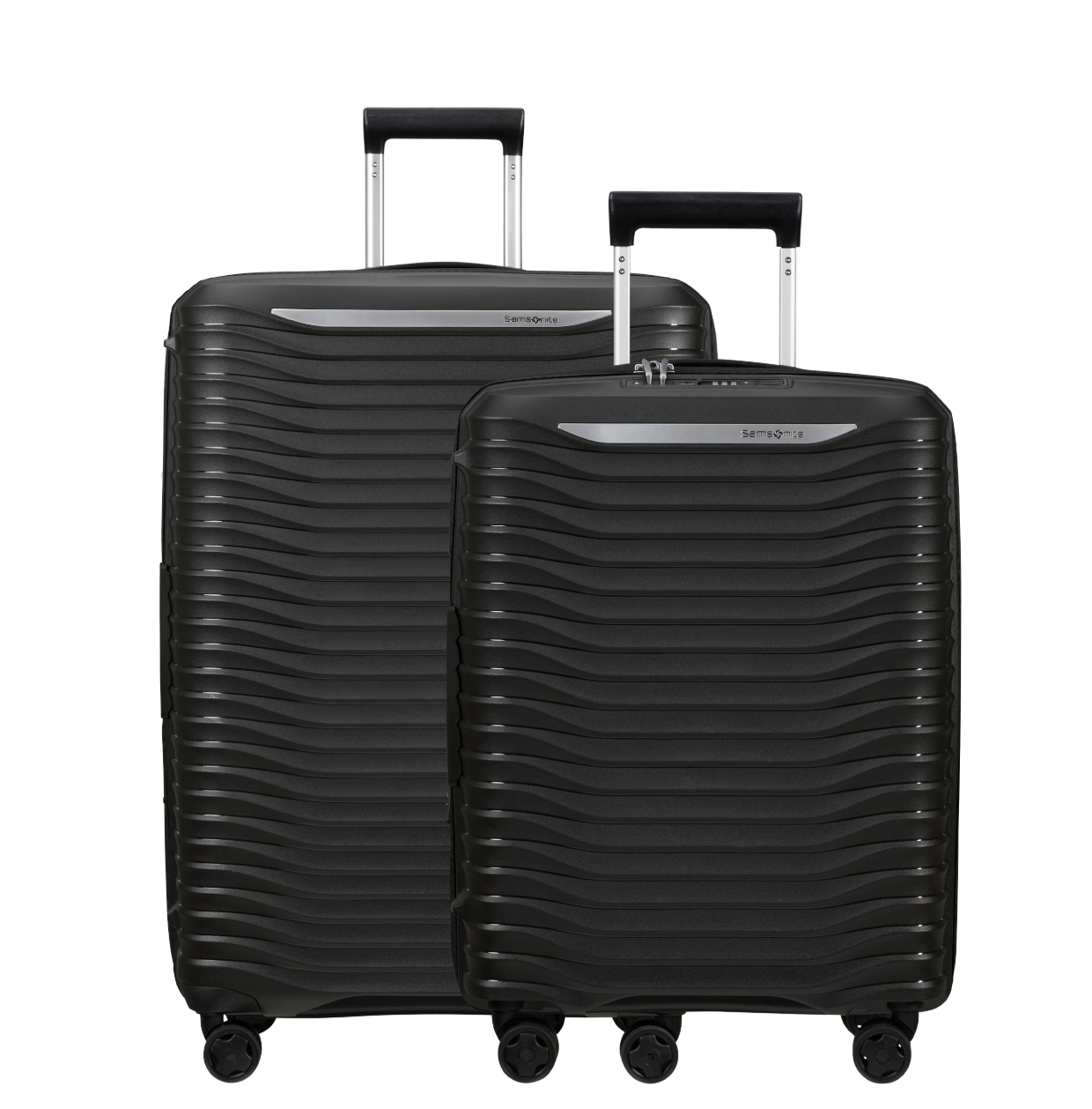 סט מזוודות קשיחות קלות משקל גדולה "28 וטרולי עליה למטוס "20 Samsonite דגם Upscape