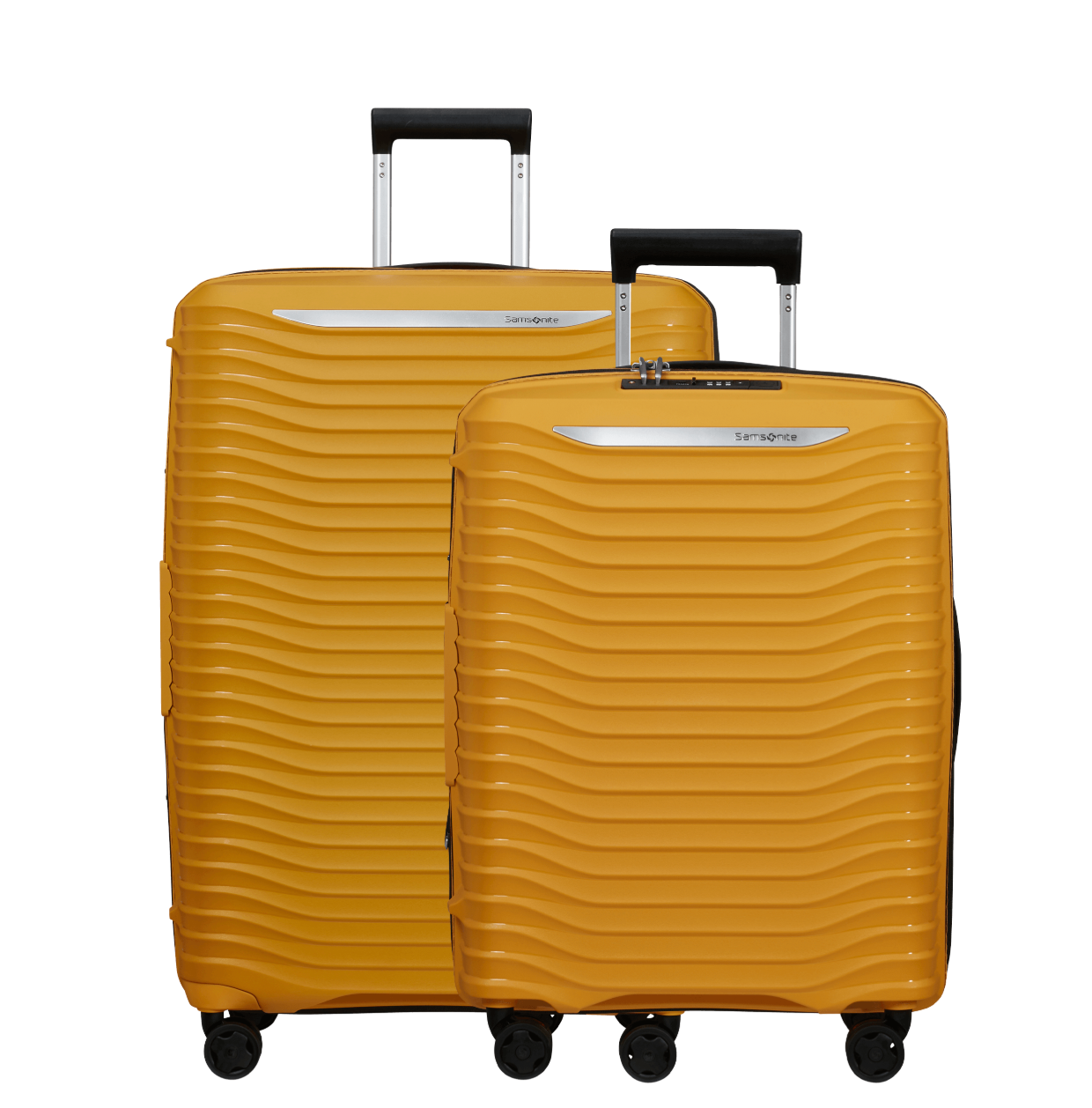 סט מזוודות קשיחות קלות משקל גדולה "28 וטרולי עליה למטוס "20 Samsonite דגם Upscape