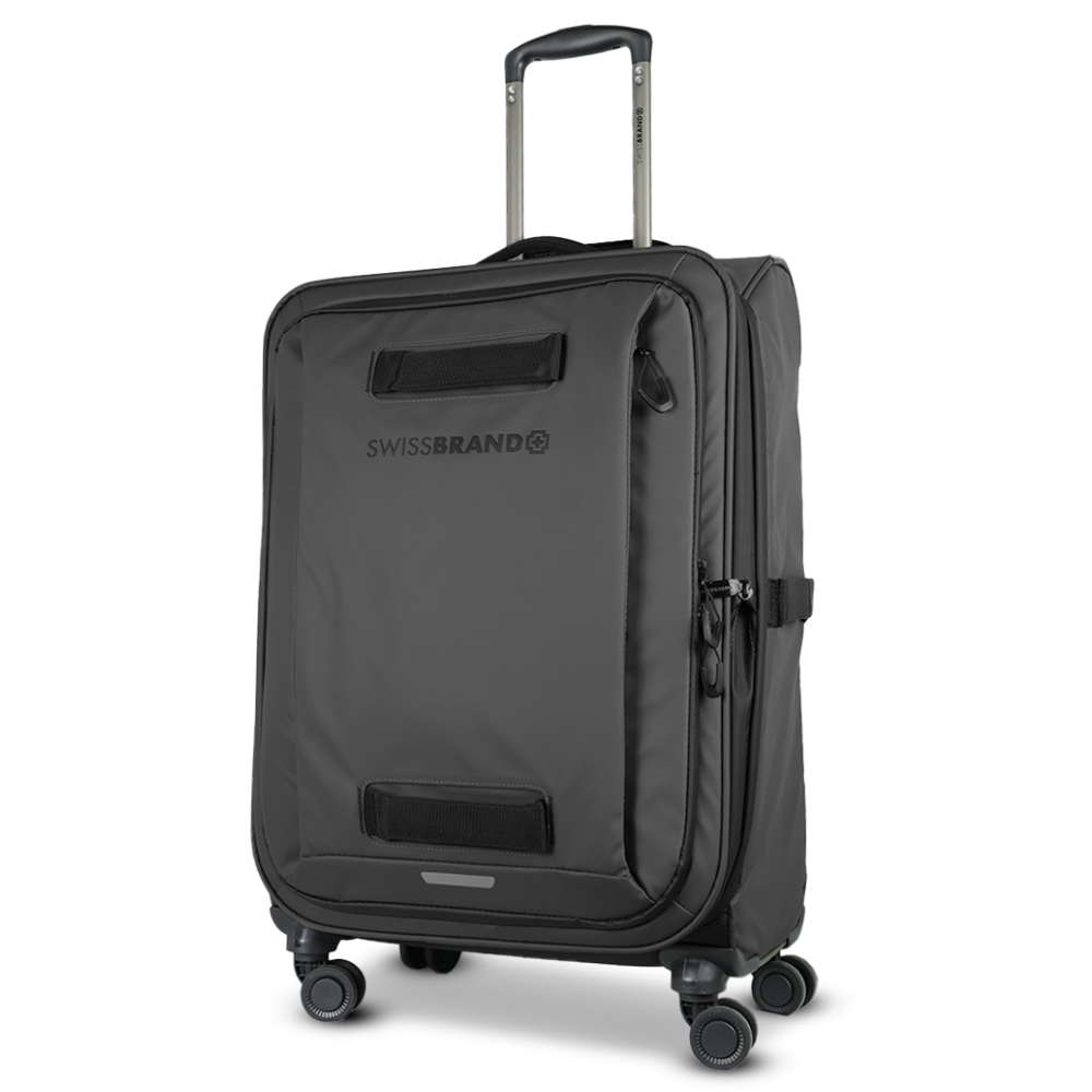 מזוודה בד גדולה ״28 מתרחבת איכותית דגם Eclips מבית המותג השוויצרי SwissBrand