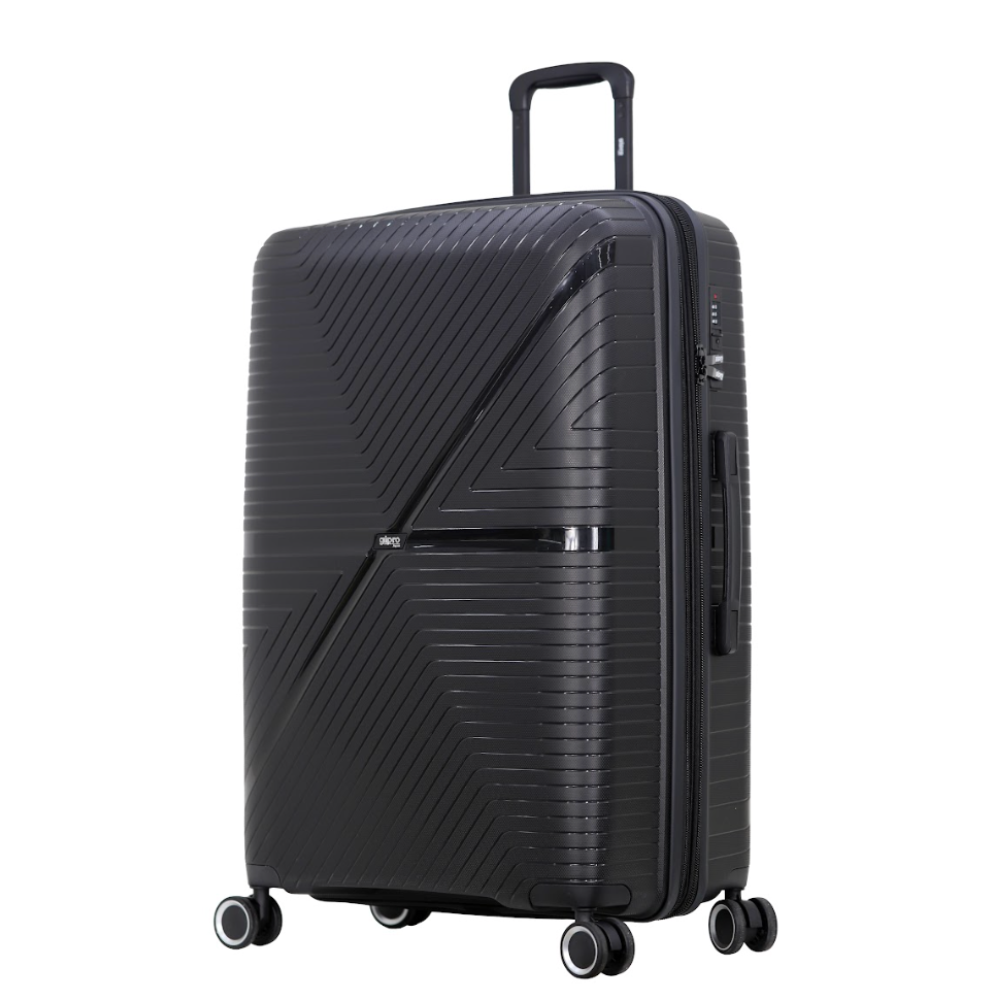 מזוודה גדולה ״28 קשיחה איכותית בלתי שבירה PP דגם LYNX מבית המותג GIPRO JAPAN