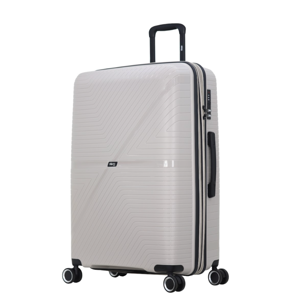 מזוודה גדולה ״28 קשיחה איכותית בלתי שבירה PP דגם LYNX מבית המותג GIPRO JAPAN