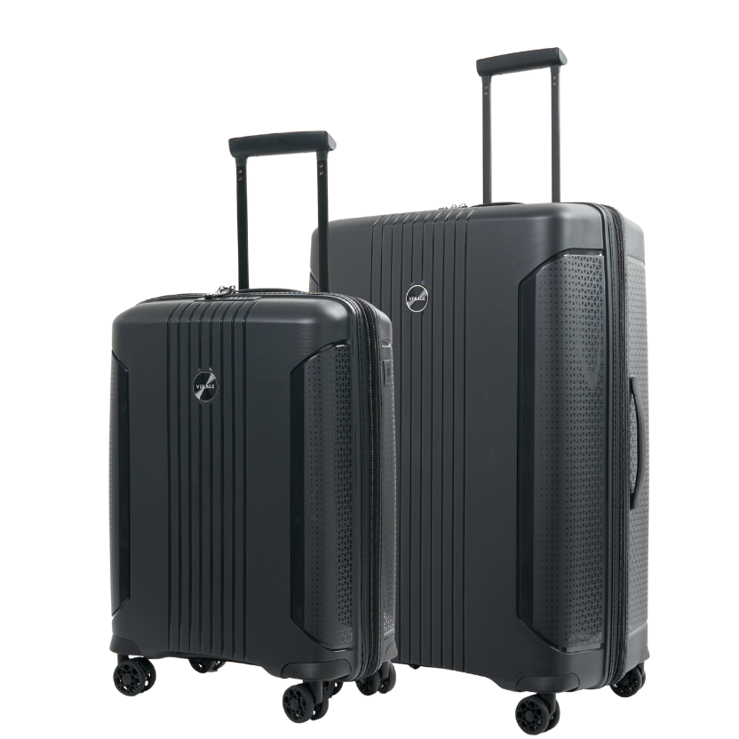 סט זוג מזוודות קשיחות מעוצבות ״29 + ״20 מסדרת הפרימיום Edinburgh מבית היוקרה האנגלי VERAGE