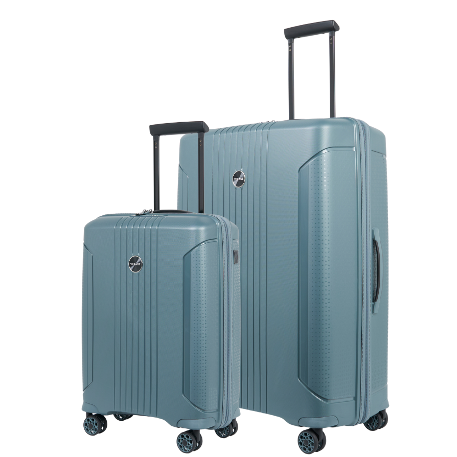 סט זוג מזוודות קשיחות מעוצבות ״29 + ״20 מסדרת הפרימיום Edinburgh מבית היוקרה האנגלי VERAGE