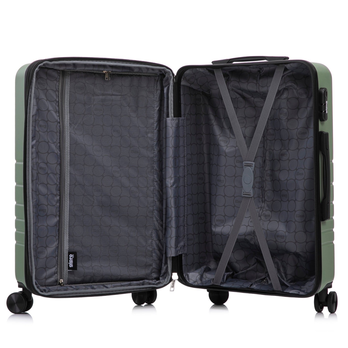 מזוודה בינונית קשיחה ואיכותית ״24 דגם Horizon מבית המותג Gipro Japan