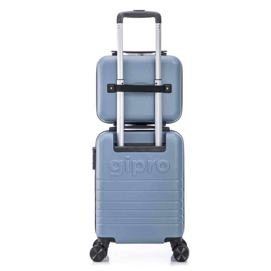 תיק איפור יוקרתי 12" בנפח גדול מתלבש על טרולי מבית המותג gipro Japan דגם Horizon