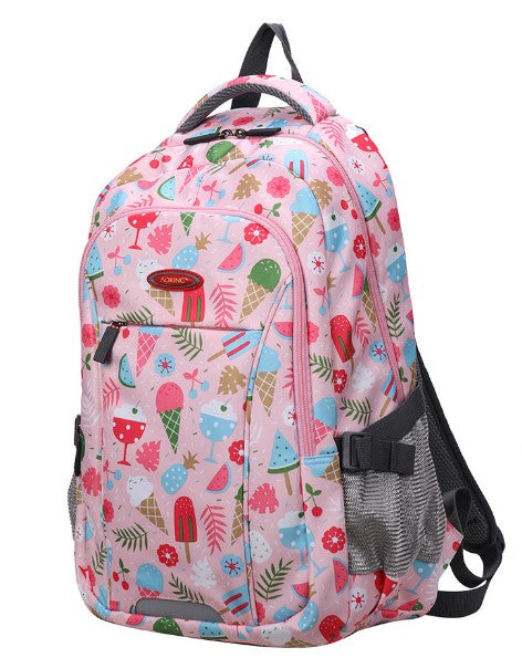 תיק גב איכותי לבית הספר AOKING דגם School Backpack דגם: גלידה