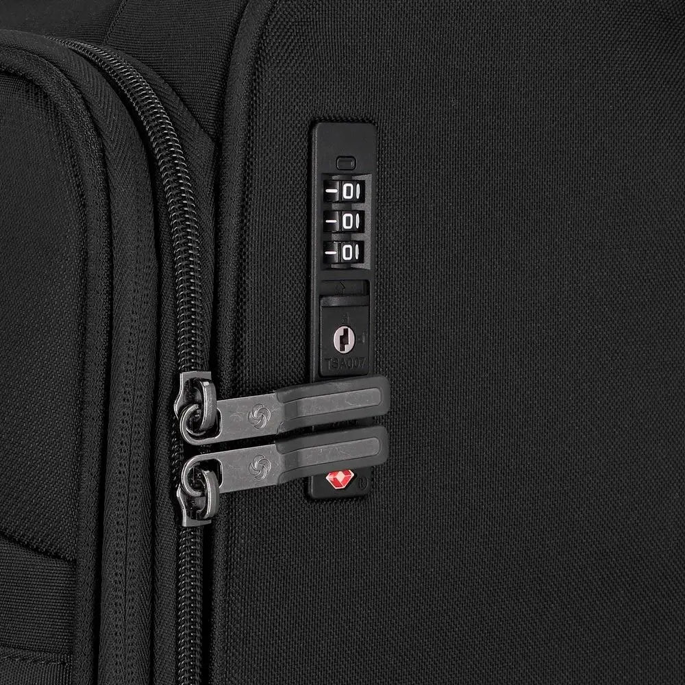 מזוודת טרולי עליה למטוס בד מתרחבת וקלה דגם Bahia Lite Spinner 55 מבית המותג העולמי Samsonite