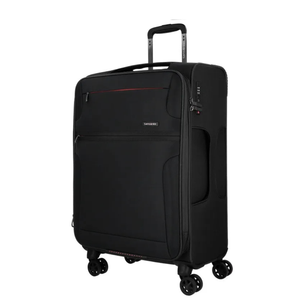 מזוודה בינונית בד מתרחבת וקלה דגם Bahia Lite Spinner 66 מבית המותג העולמי Samsonite