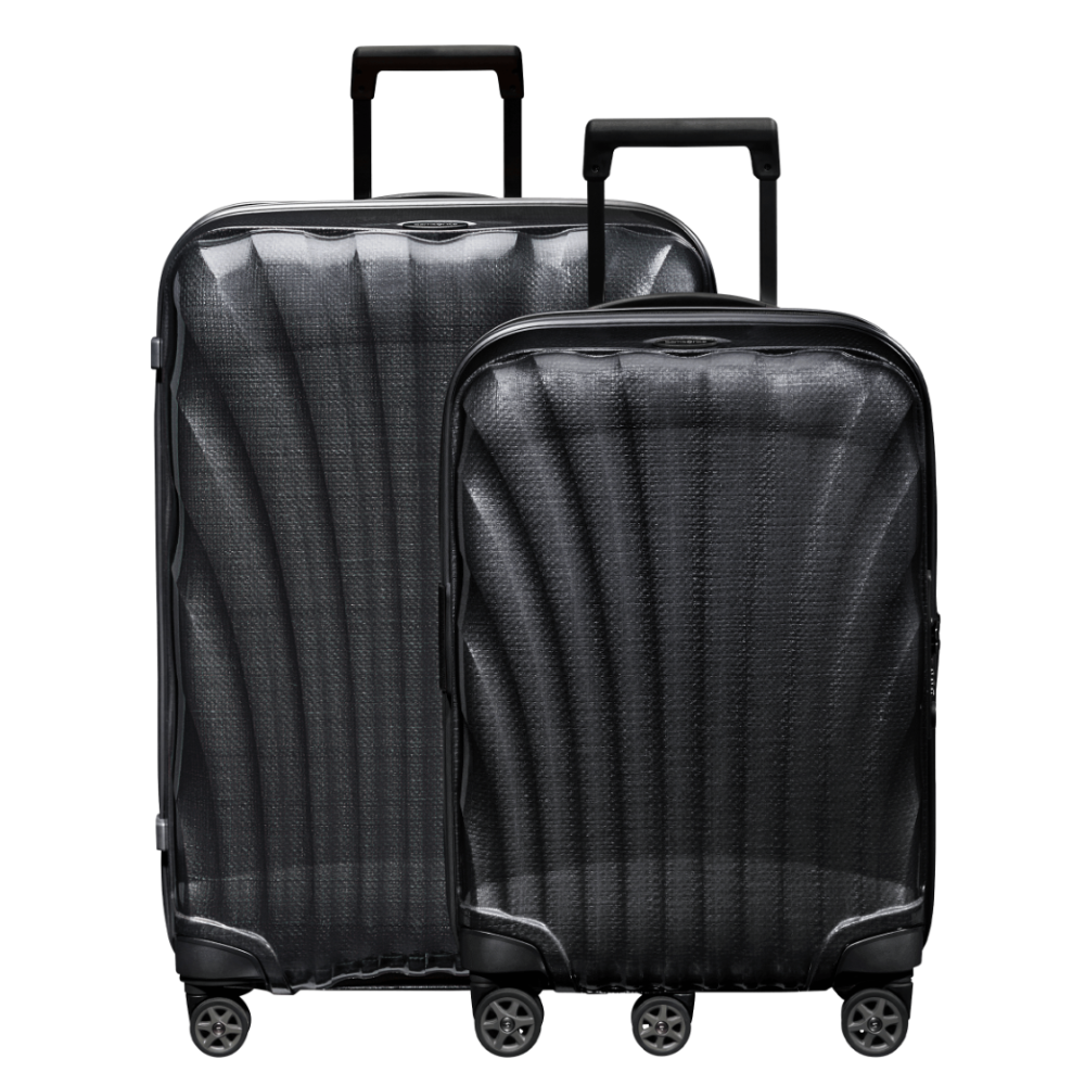סט מזוודות קשיחות הקלות בעולם דגם C-LITE  Spinner ״28 +״20 מבית המותג העולמי samsonite