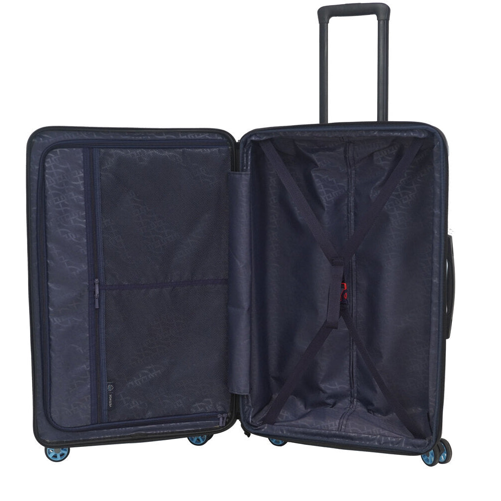 סט רביעיית מזוודות קשיחות בלתי שבירות עם פטנט הגלגל המתפרק מבית היוקרה VERAGE דגם GENOVA המפואר