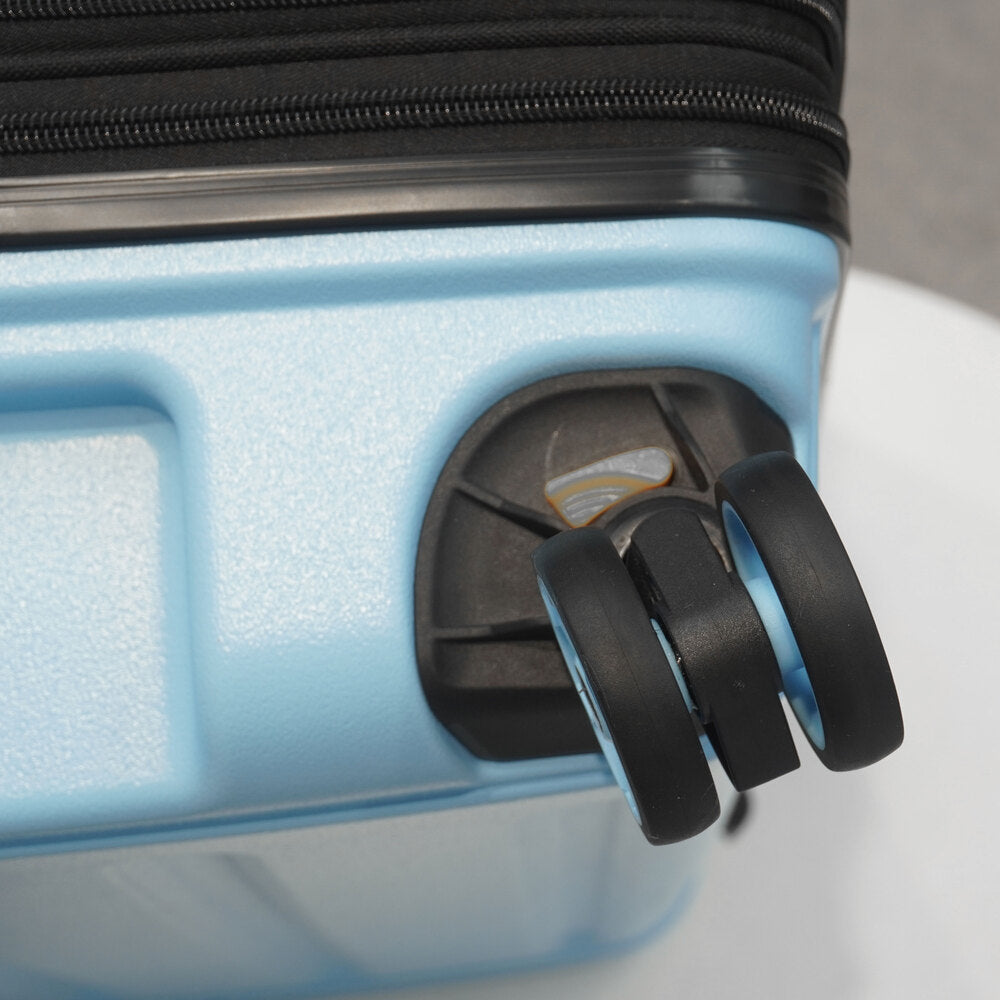 סט רביעיית מזוודות קשיחות בלתי שבירות עם פטנט הגלגל המתפרק מבית היוקרה VERAGE דגם GENOVA המפואר