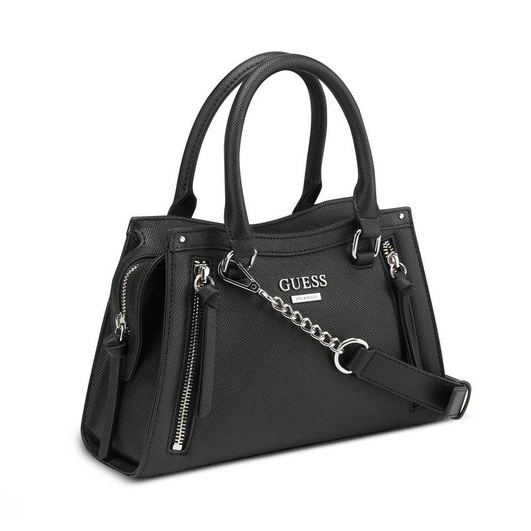 תיק צד יוקרתי וקטן לנשים דגם WRENLEY SMALL SATCHEL מבית מותג האופנה GUESS