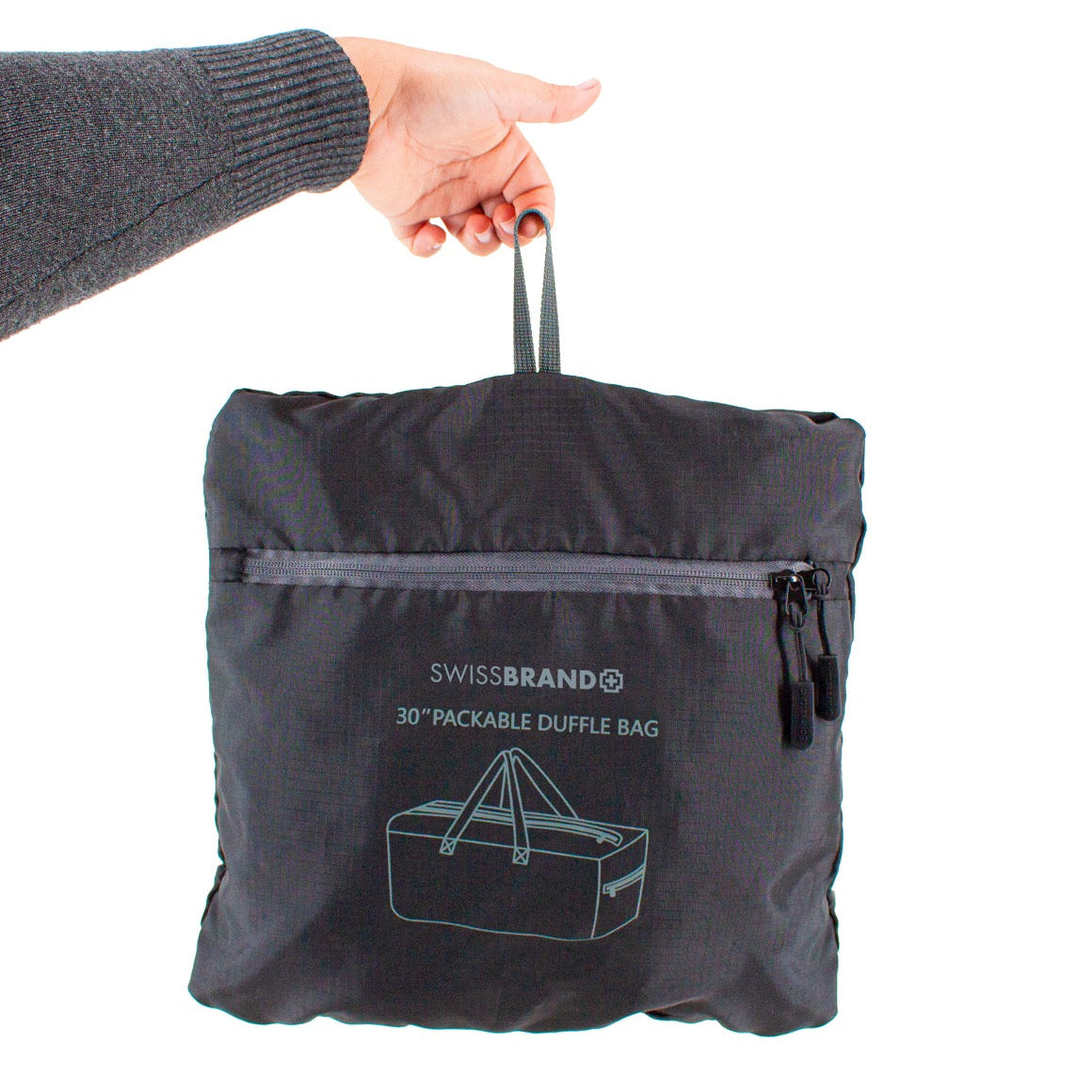 תיק נסיעות דאפל מתקפל 75 ליטר קל משקל דגם Explorer  מבית המותג השוויצרי Swissbrand
