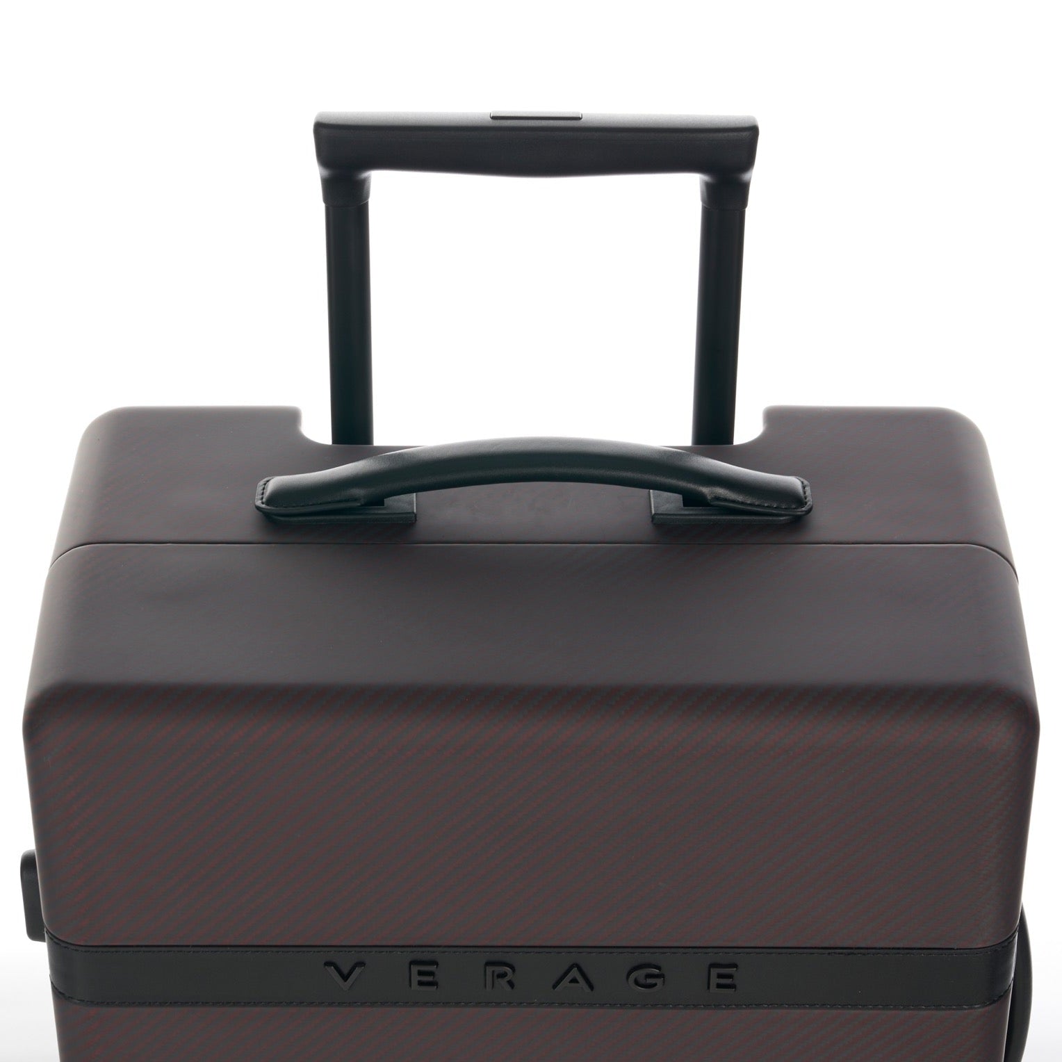 מזוודת טרולי עליה למטוס ״22 אופנתית ויוקרתית דגם CARBON FIBER מבית מותג היוקרה VERAGE