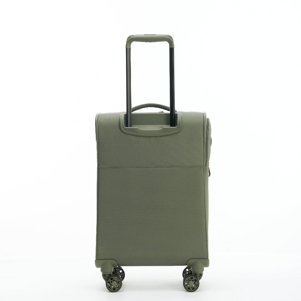 מזוודת טרולי עליה למטוס בד ״18.5 אולטרא לייט פרימיום דגם windermere מבית מותג היוקרה Verage אנגליה