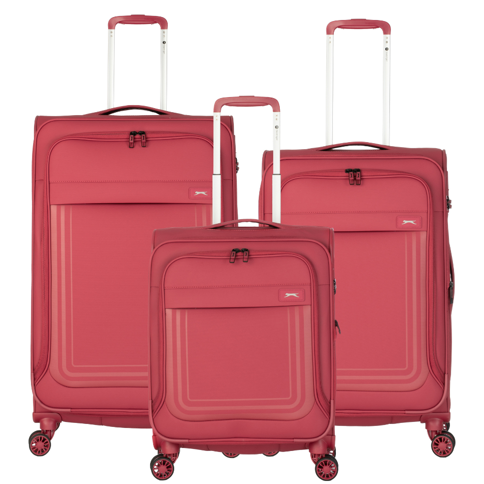 סט מזוודות בד פרימיום דגם ICON מבית המותג האנגלי SLAZENGER