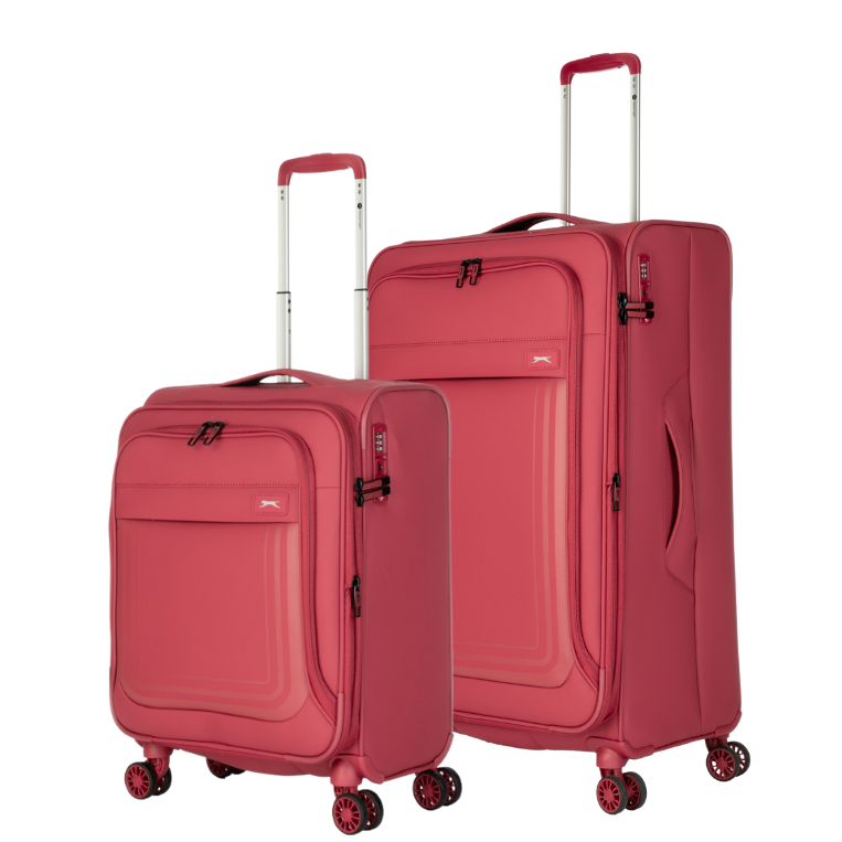 זוג מזוודות בד פרימיום קלות במיוחד דגם ICON מבית המותג האנגלי SLAZENGER