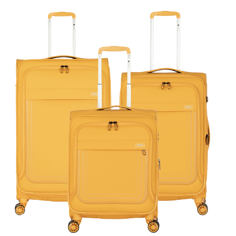 סט מזוודות בד פרימיום דגם ICON מבית המותג האנגלי SLAZENGER