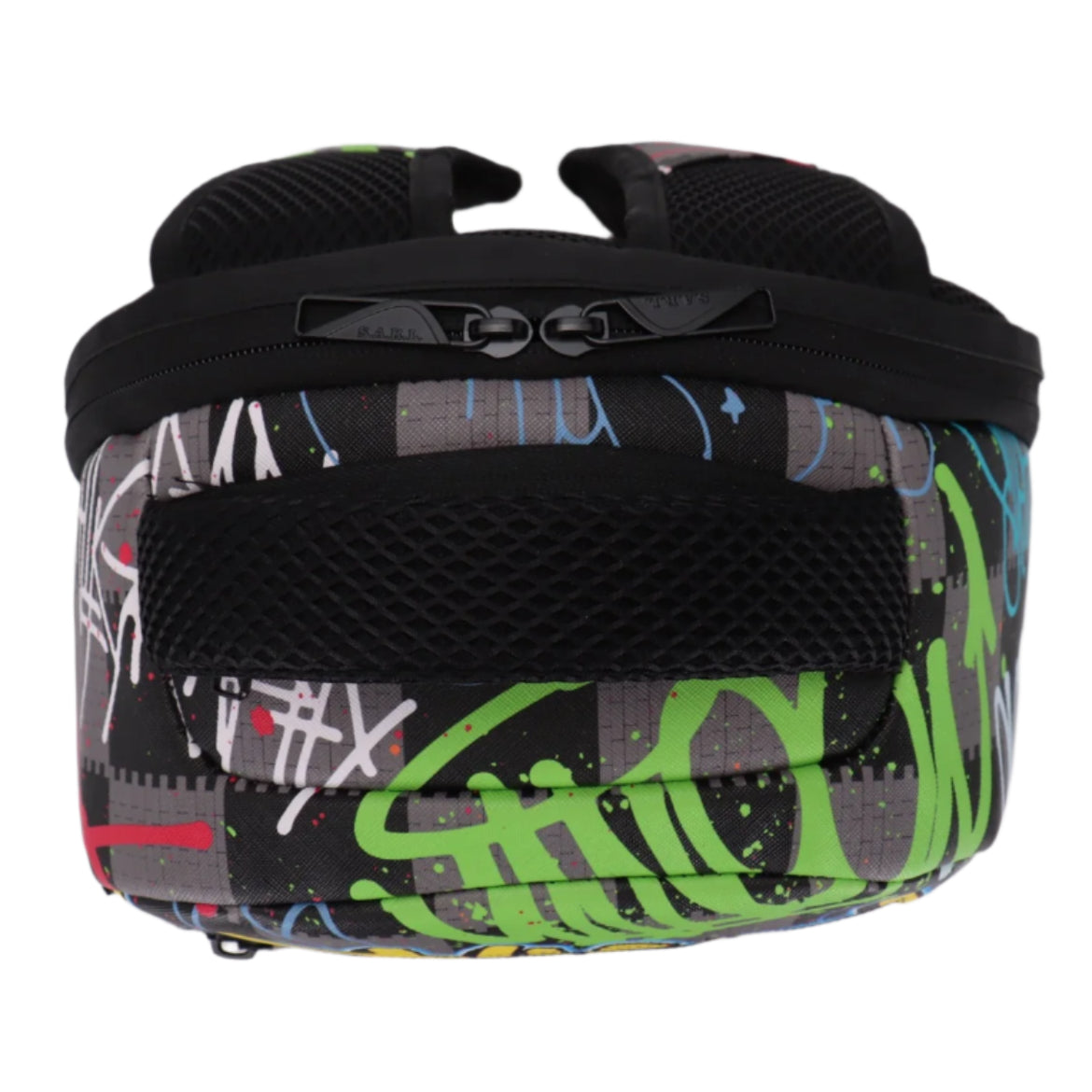 תיק גב לבית ספר גרפיטי מודפס מסדרת hype Collection מבית המותג MARSHMELO דגם Pink Lips