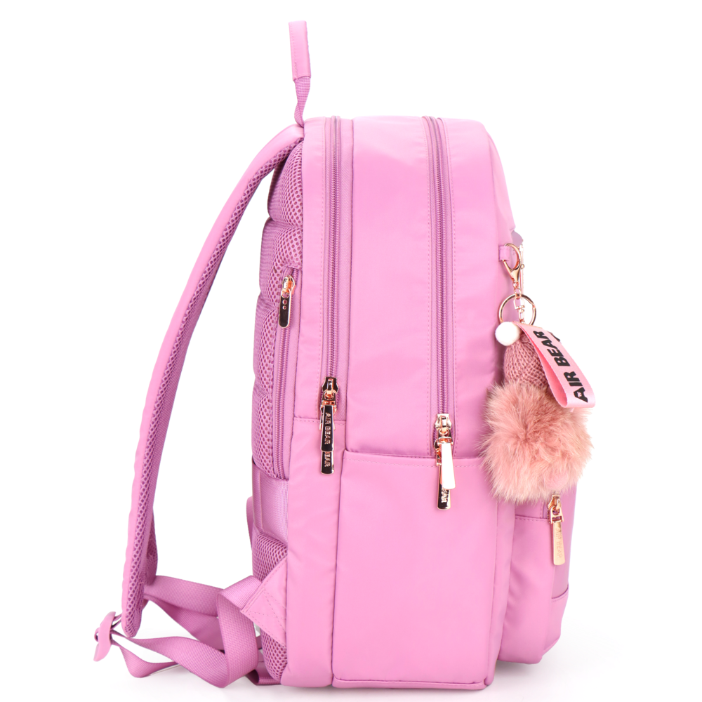 תיק גב חצי אורטופדי לבית הספר Soft Glam מבית Air Bear מבט מהצד