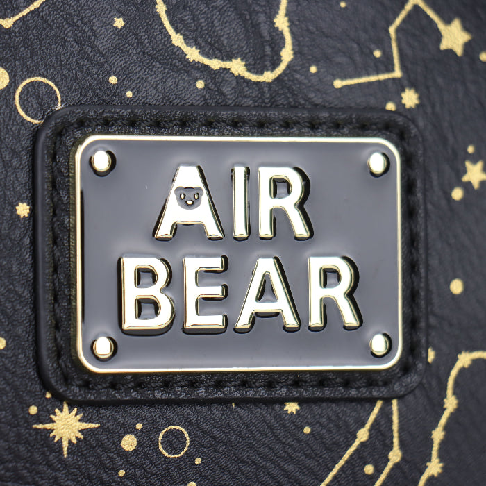 תיק גב אופנתי לילדות הדפס ירח וכוכבים מוזהב | Air Bear