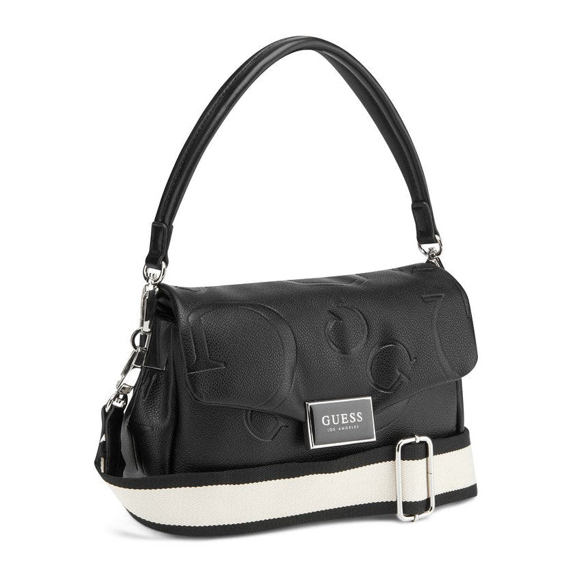 תיק צד יוקרתי לנשים דגם Jarson Crossbody Flap מבית מותג האופנה GUESS