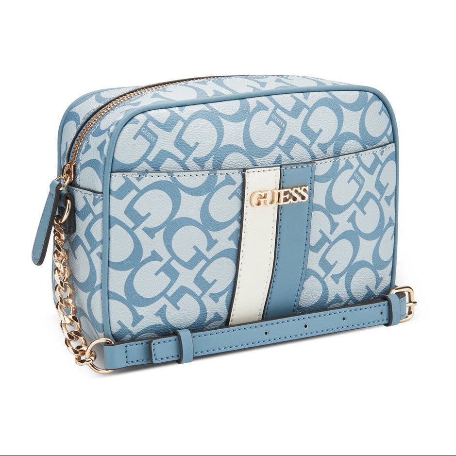 תיק צד מיני אלגנטי דגם KERRY MINI CROSSBODY TOP ZIP מבית מותג האופנה העולמי GUESS