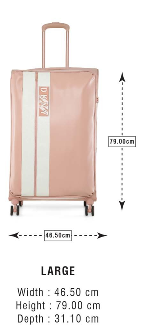 ✮✮ מזוודה בד גדולה 28" אופנתית מבית מעצבת העל Donna Karan DKNY דגם INSTINCT 408