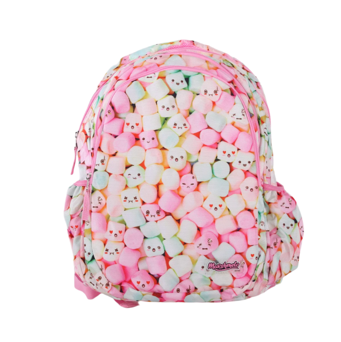 תיק גב לבית ספר עם הדפס דגם Marshmallow מבית המותג MARSHMELO