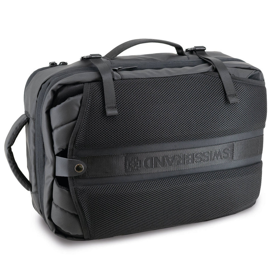 תיק גב וצד יוקרתי חכם עם תא ללפטופ עד ״17  מבית המותג השוויצרי Swissbrand דגם Millwall