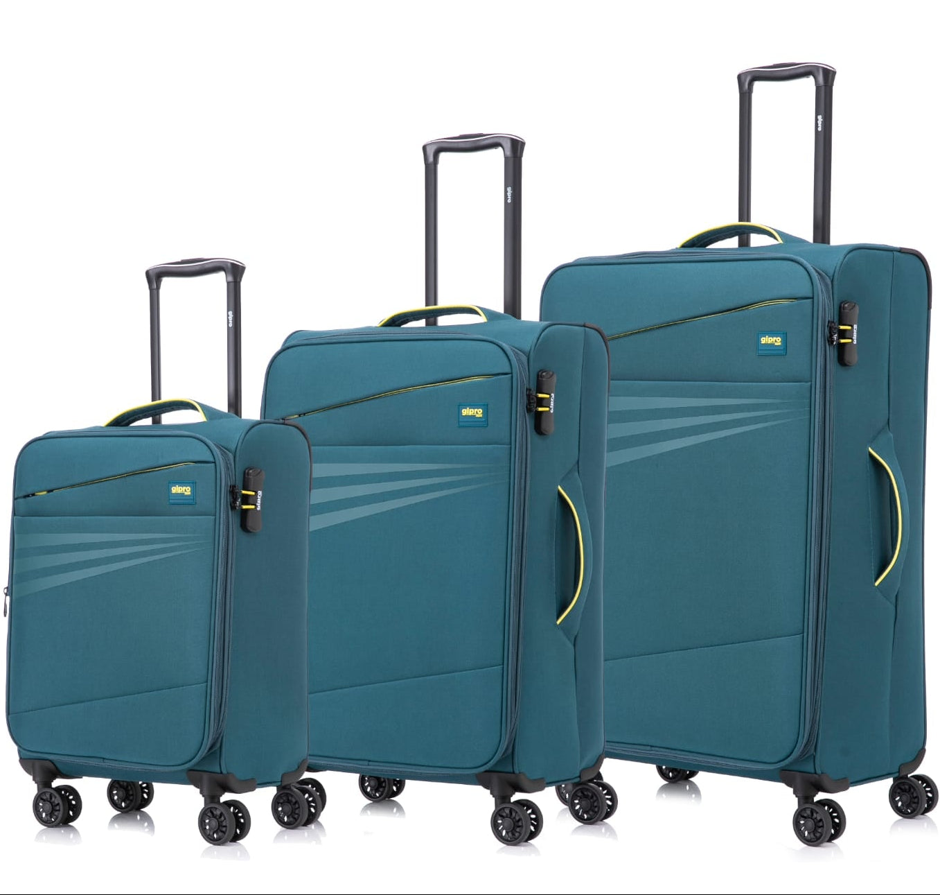 סט 3 מזוודות בד דגם OSAKA מבית המותג GIPRO JAPAN 2.0