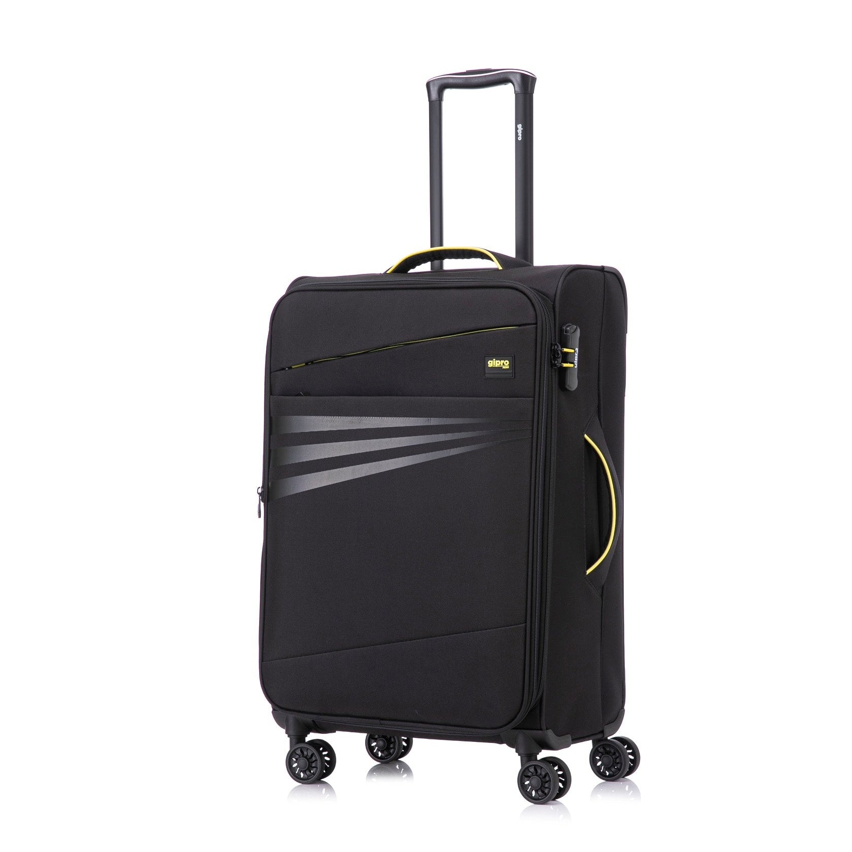 מזוודה בינונית בד מתרחבת וקלת משקל דגם OSAKA מבית המותג GIPRO JAPAN