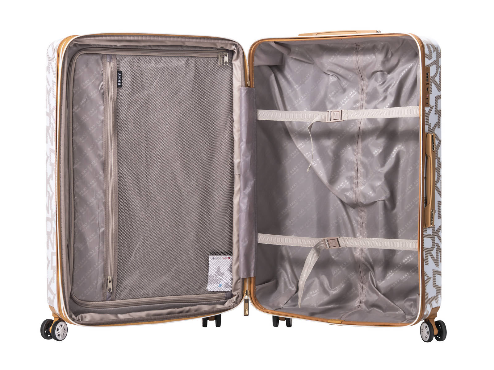 ✮✮בלעדי בישראל✮✮ מזוודה קטנה עליה למטוס 20" אופנתית מבית מעצבת העל Donna Karan DKNY דגם SIGNATURE BIG LOGO
