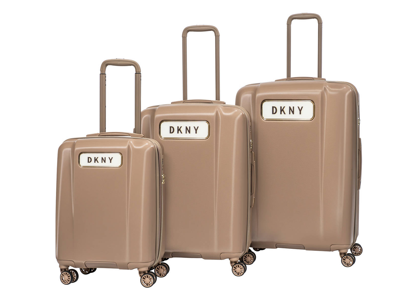 ✮✮בלעדי בישראל✮✮ סט 3 מזוודת אופנתיות מבית מעצבת העל Donna Karan DKNY דגם SIX FOUR ONE