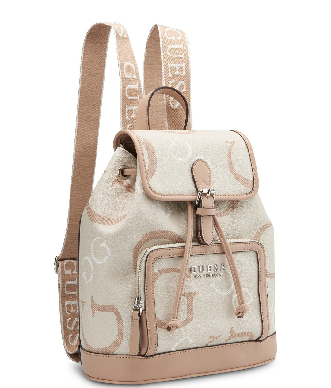 תיק גב לנשים דגם SELAH FLAP BACKPACK מבית מותג האופנה GUESS