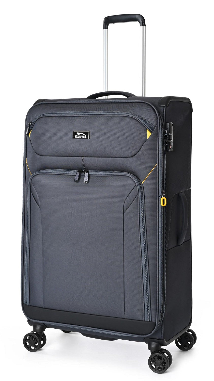 מזוודה בינונית 24"  יוקרתית בד קלה במיוחד מסדרת הפריומיום SLAZENGER דגם New York