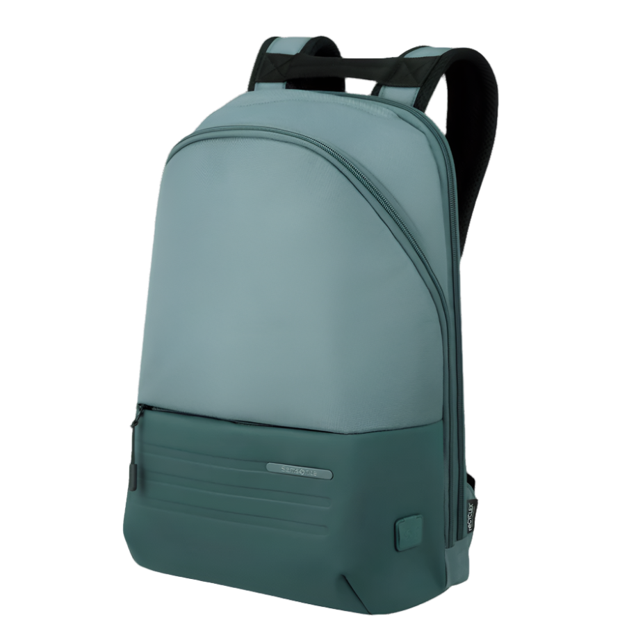 תיק גב אופנתי לנשים עם תא ללפטופ  14.1" מבית המותג העולמי Samsonite דגם STACKD BIZ LAPTOP BACKPACK 14.1" FOREST