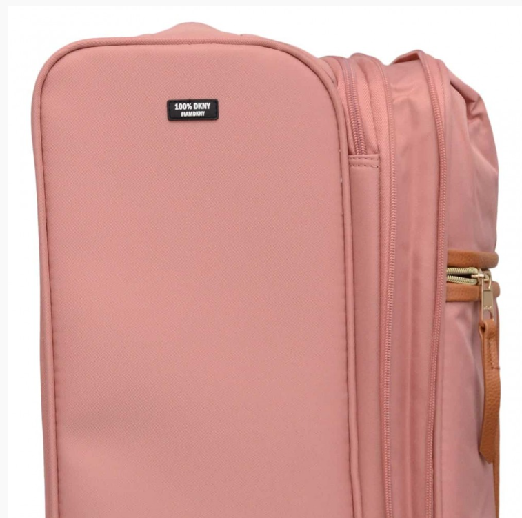 ✮✮בלעדי בישראל✮✮ מזוודה בד גדולה 28" קלה ואופנתית מבית מעצבת העל Donna Karan DKNY דגם AUTOGRAPH 421