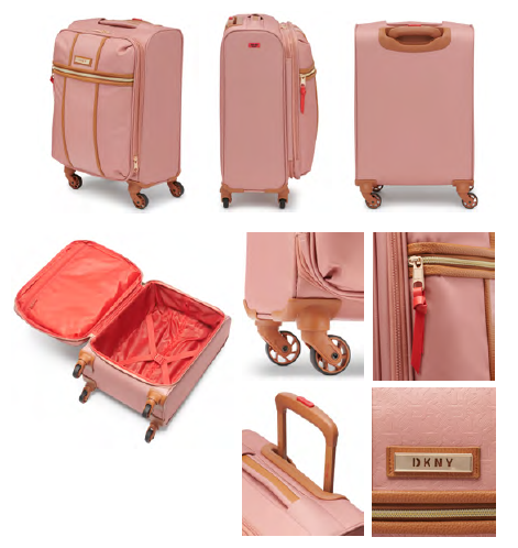 ✮✮בלעדי בישראל✮✮ מזוודה בד גדולה 28" קלה ואופנתית מבית מעצבת העל Donna Karan DKNY דגם AUTOGRAPH 421