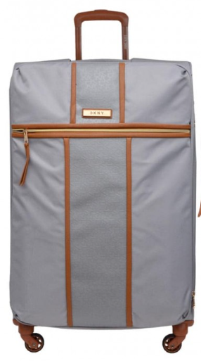 ✮✮ מזוודה בד גדולה 28" קלה ואופנתית מבית מעצבת העל Donna Karan DKNY דגם AUTOGRAPH 421