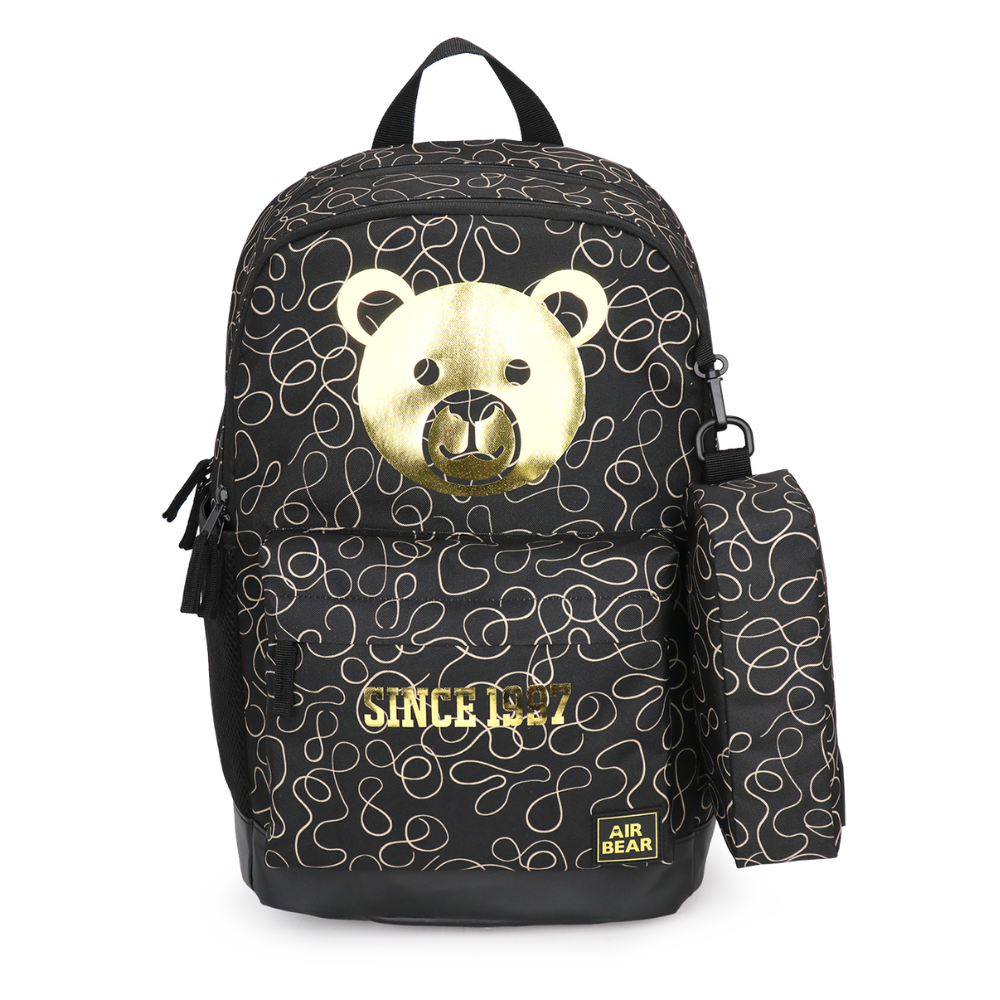 תיג גב וקלמר דגם Street Icon  שחור מבית Air Bear