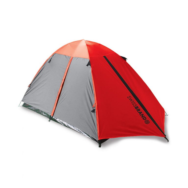 אוהל קמפינג 3 אנשים - 3 עונות מבית SWISSBRAND  דגם Tourist Dome Tent