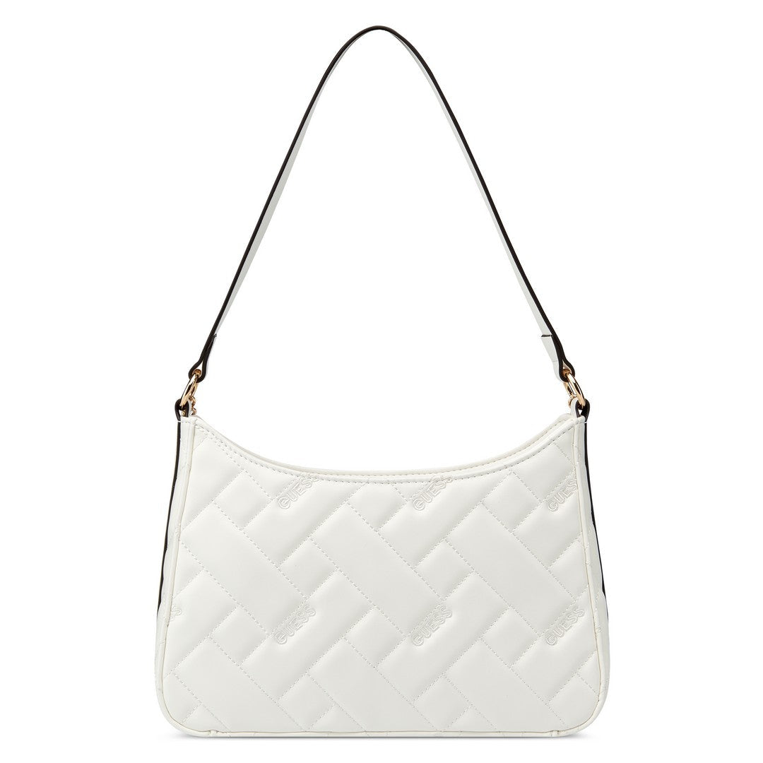 תיק צד אלגנטי ואופנתי דגם Tana Top Zip Shoulder מבית מותג האופנה העולמי GUESS