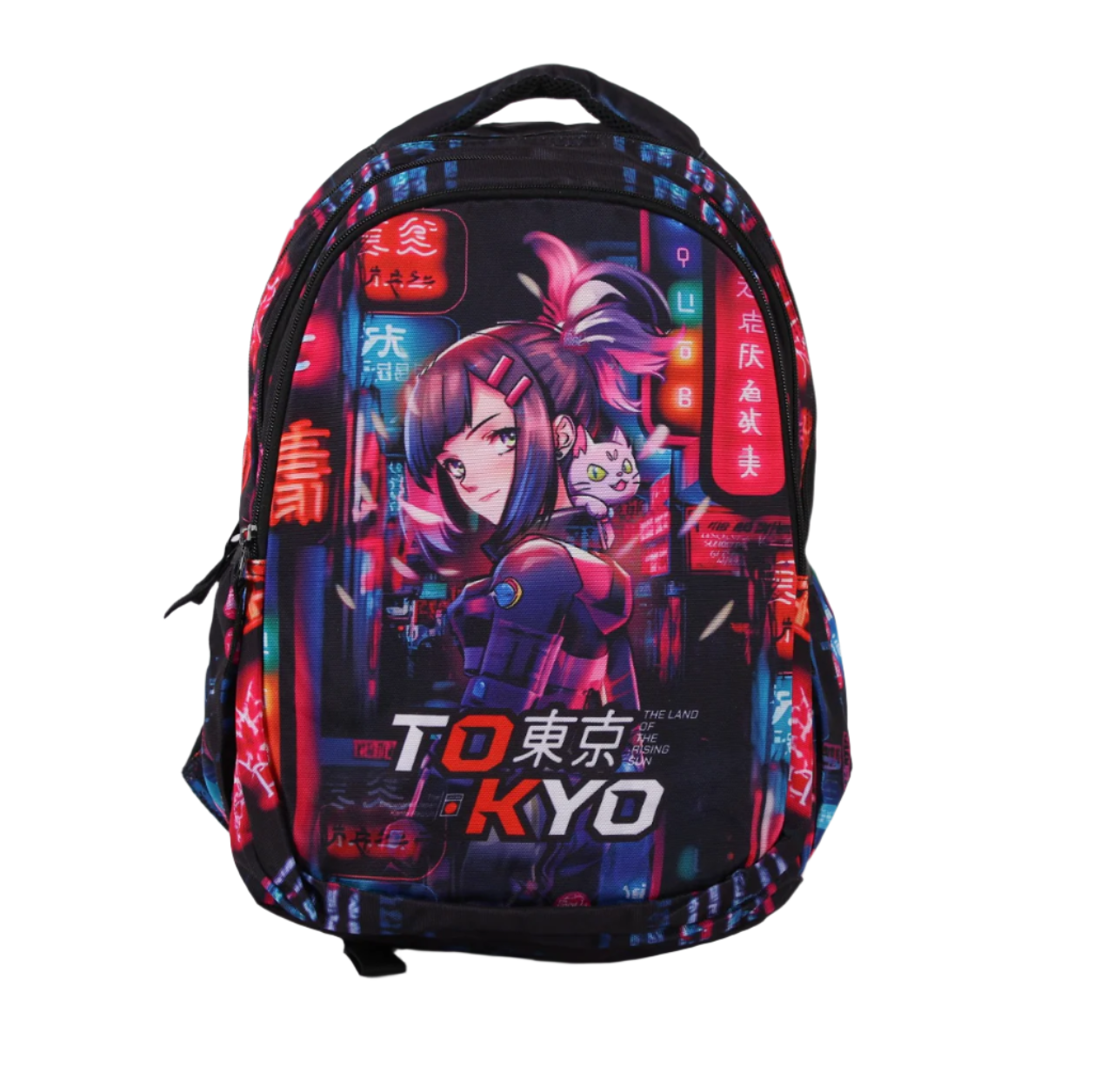 תיק גב לבית ספר עם הדפס דגם Tokyo מבית המותג MARSHMELO