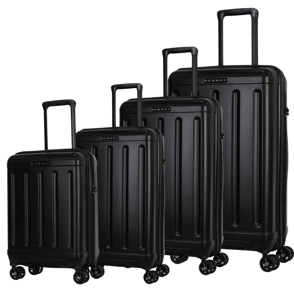 סט רביעיית מזוודות קשיחות בלתי שבירות עם פטנט הגלגל המתפרק מבית היוקרה VERAGE דגם GENOVA המפואר