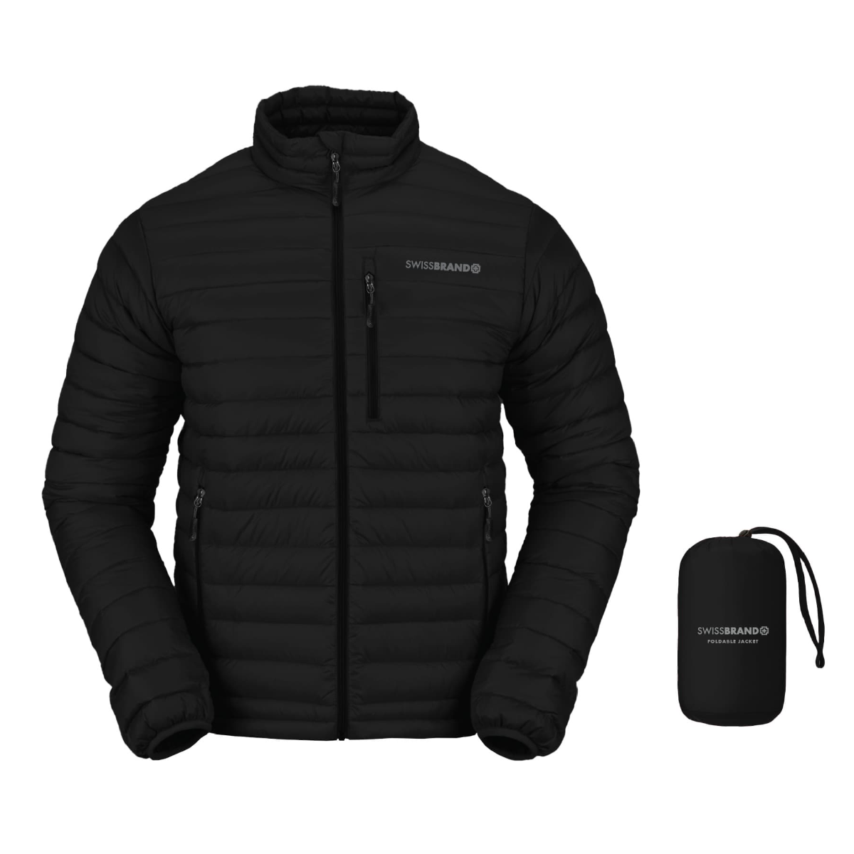 מעיל פוך סינטטי לגברים דגם Vostok מבית מותג היוקרה השוויצרי SwissBrand