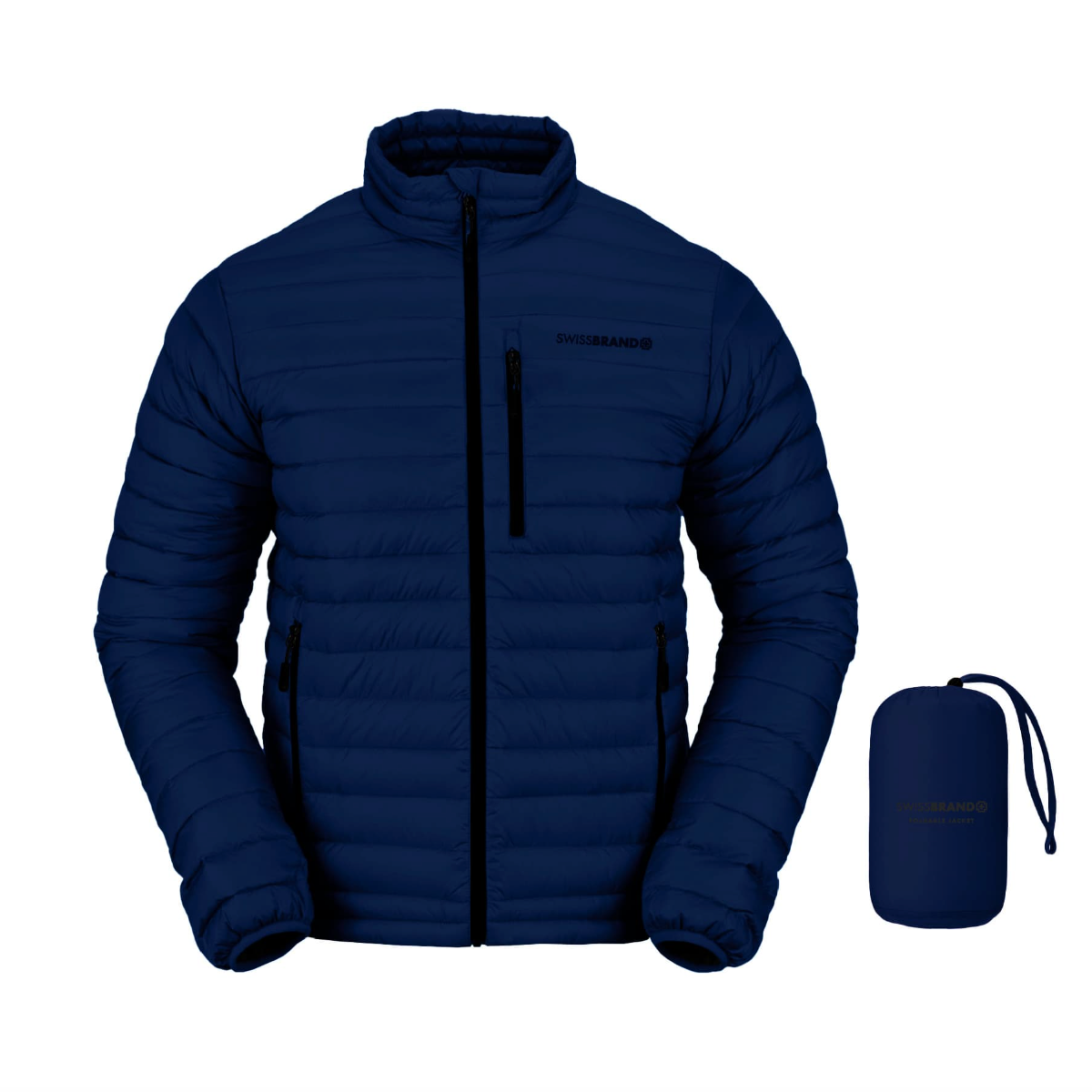 מעיל פוך סינטטי לגברים דגם Vostok מבית מותג היוקרה השוויצרי SwissBrand