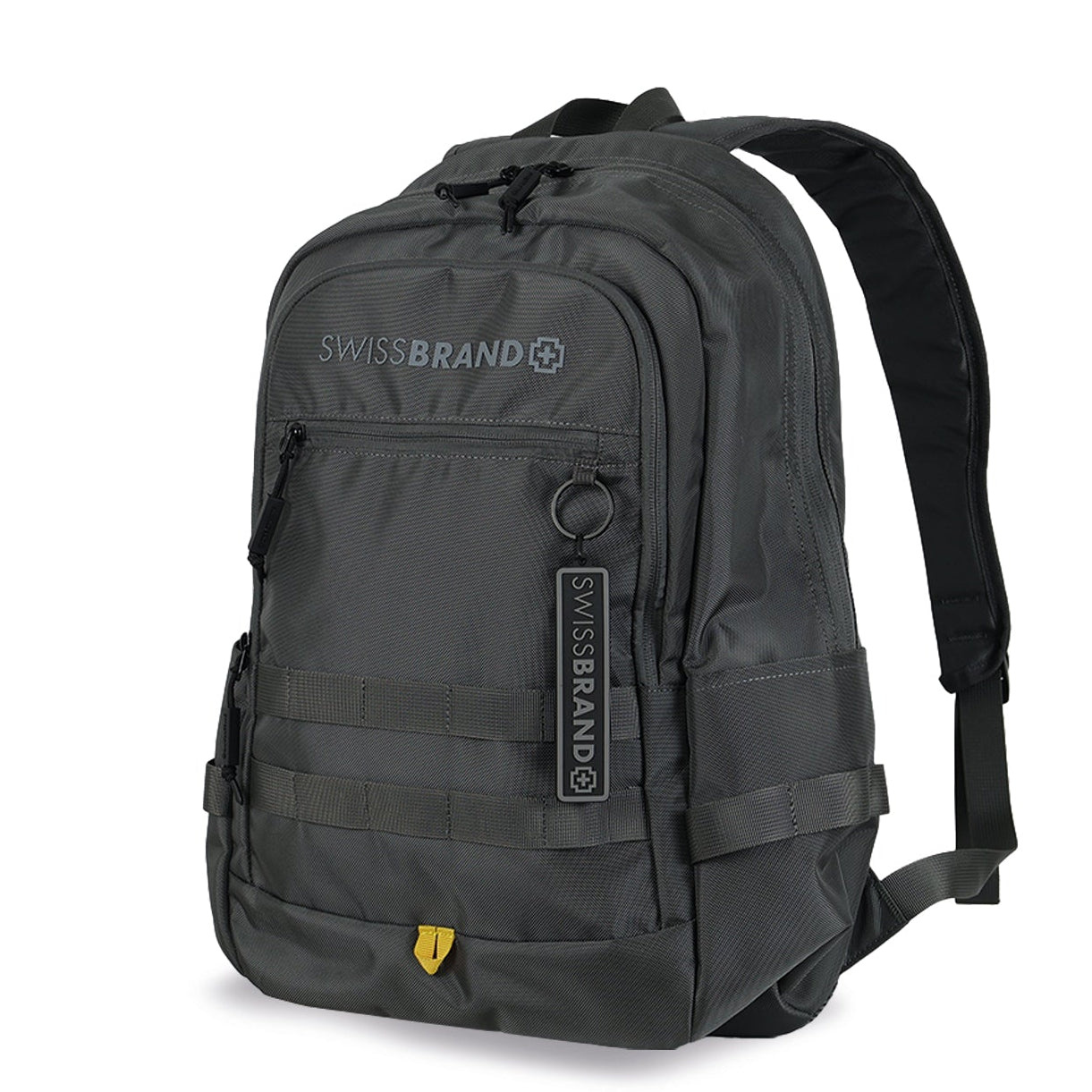 תיק גב עליה למטוס איכותי עם תא ללפטופ עד ״15.6 מבית המותג השוויצרי Swissbrand דגם Walsh