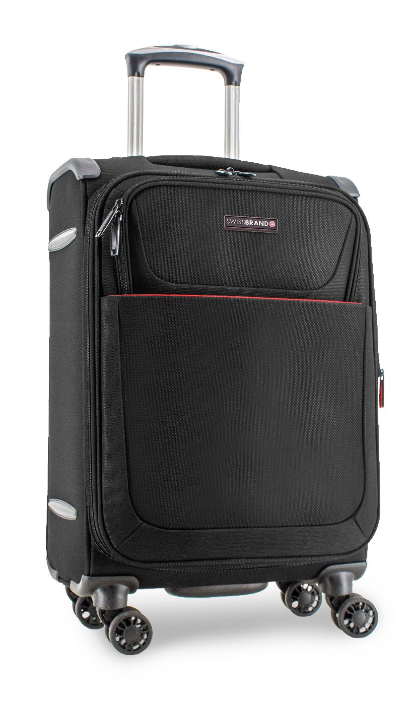 ✮מותג שוויצרי מקורי✮ מזוודה גדולה 28" בד חזק במיוחד מבית המותג השוויצרי SwissBrand דגם Fairview